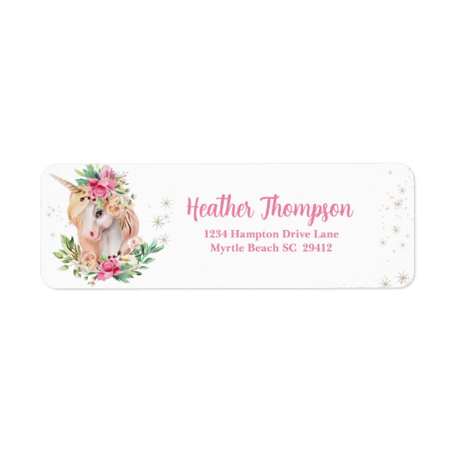 Unicorn rose floral (Devant)
