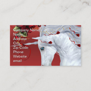 Unicorn Roses Business Card