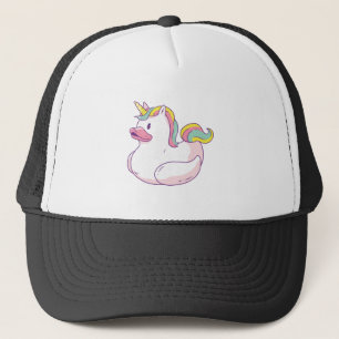 Unicorn Rubber Duck Trucker Hat