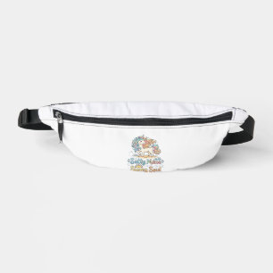 Unicorn Salty Mane Sunny Soul Playful Vector Desig Fanny Pack