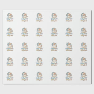 Unicorn Salty Mane Sunny Soul Playful Vector Desig Wrapping Paper