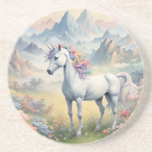 Unicorn Sandstone Coaster