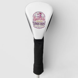 Unicorn Santa's Favourite Unicorn Golf Head Cover