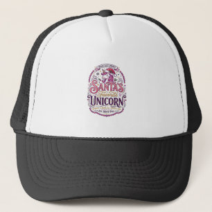 Unicorn Santa's Favourite Unicorn Trucker Hat