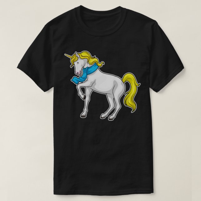 Unicorn Scarf 1 T-Shirt (Design Front)