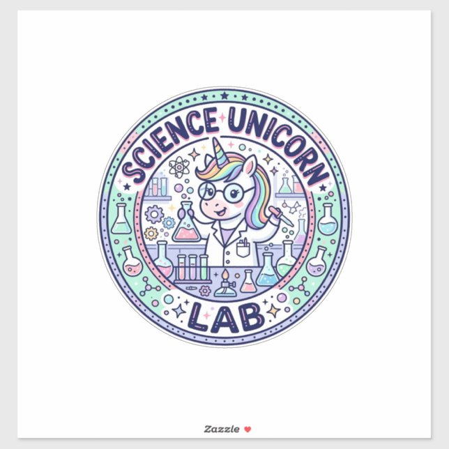 Unicorn Science Unicorn Lab POD Ready Apparel Grap (Sheet)