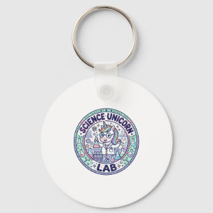 Unicorn Science Unicorn Lab POD Ready Apparel Grap Keychain
