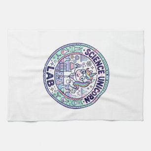Unicorn Science Unicorn Lab POD Ready Apparel Grap Kitchen Towel
