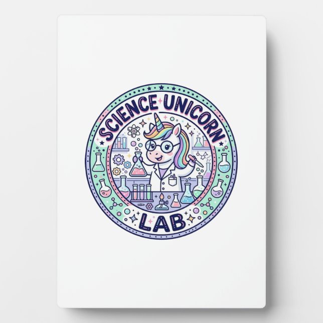 Unicorn Science Unicorn Lab POD Ready Apparel Grap Plaque (Front)