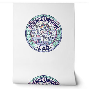 Unicorn Science Unicorn Lab POD Ready Apparel Grap Wallpaper