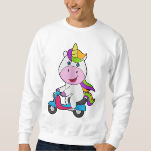Unicorn Scooter Sweatshirt