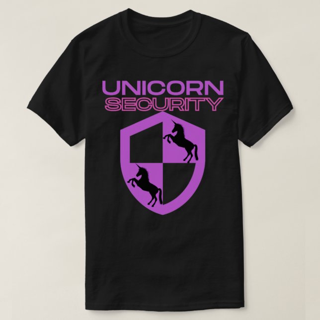 Unicorn security1 T-Shirt (Design Front)