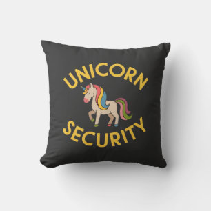 Unicorn Security: Keep the Magic Safe with a Touch Throw Pillow