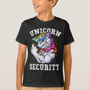 Unicorn Security - Manly Muscular Unicorn Lovers T-Shirt