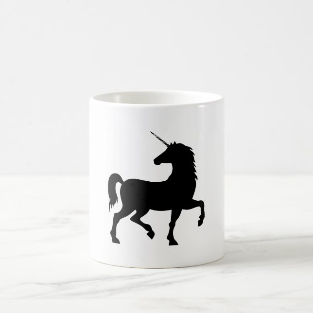 Unicorn Silhouette Coffee Mug (Center)