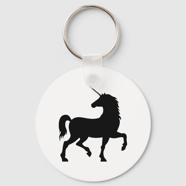 Unicorn Silhouette Keychain (Front)