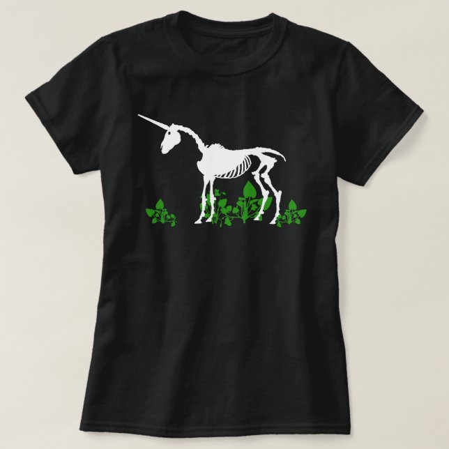 Unicorn Skeleton T-Shirt (Design Front)