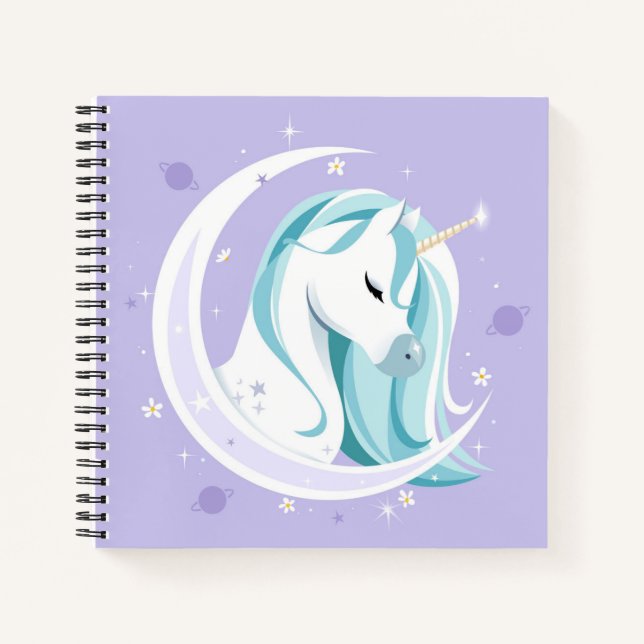 Unicorn Sketchbook Notebook (Front)