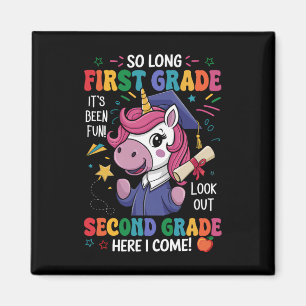 Unicorn So Long First Grade Graduation Last Day Of Magnet