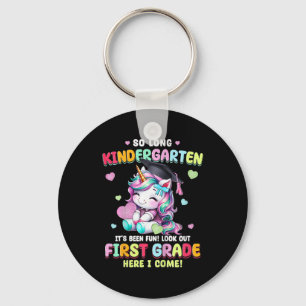 Unicorn So Long Kindergarten Graduation Last Day O Keychain