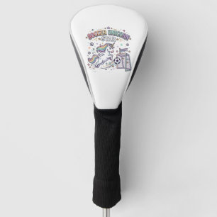 Unicorn Soccer Unicorn Star Funny Vector Design_1 Golf Head Cover