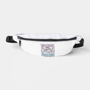 Unicorn Soft Heart Sharp Horn Bold Typography Prod Fanny Pack