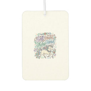 Unicorn Soft Heart Sharp Horn White Background Typ Air Freshener