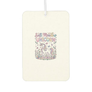 Unicorn Soft Meadow Unicorn Adorable Vector Design Air Freshener