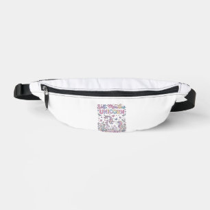 Unicorn Soft Meadow Unicorn Adorable Vector Design Fanny Pack