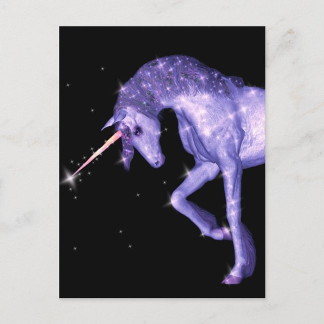 Unicorn Sparkles Postcard (Front)