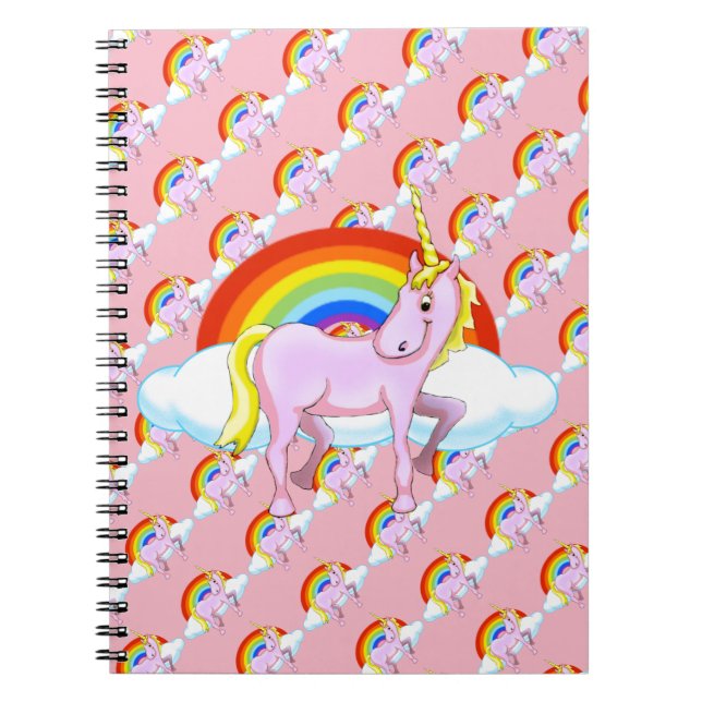 Unicorn Spiral Notebook (Front)