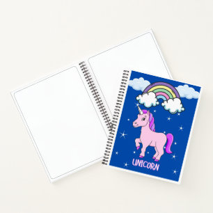 unicorn spiral notebook