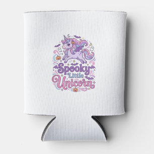 Unicorn Spooky Little Unicorn Retro Style Shirt Gr Can Cooler
