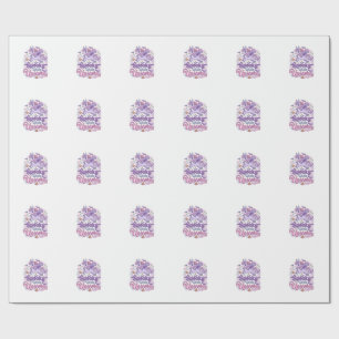 Unicorn Spooky Little Unicorn Retro Style Shirt Gr Wrapping Paper