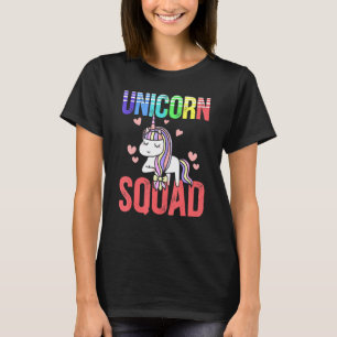 Unicorn Squad Friends Rainbow Myth Fairytale Unico T-Shirt