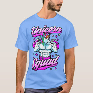 Unicorn Squad Magical Gym Workout Kettlebells Fitn T-Shirt