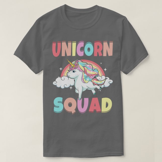 Unicorn Squad Magical Mythical Creature T-Shirt (Design Front)