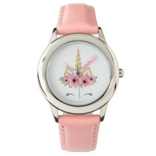 Unicorn Stainless Steel Pink Watch