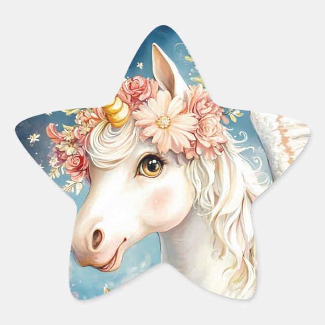 UNICORN STAR STICKER (Front)