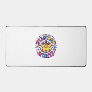 Unicorn Starcorn Wishes Commercial Print on Demand Desk Mat
