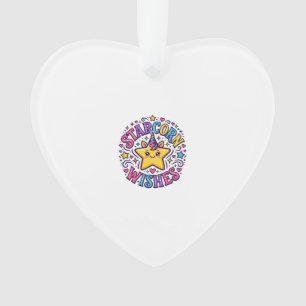 Unicorn Starcorn Wishes Commercial Print on Demand Ornament