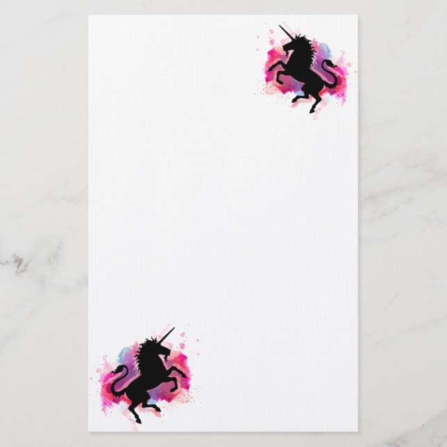 Unicorn Stationery (Front)