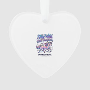 Unicorn Stay Wild Stay Magical Commercial Typograp Ornament