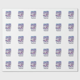 Unicorn Stay Wild Stay Magical Commercial Typograp Wrapping Paper