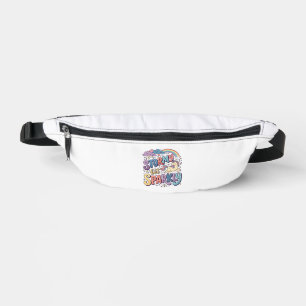 Unicorn Stormy but Sparkly Whimsical Merch Design_ Fanny Pack