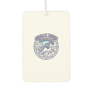 Unicorn Sugar Rush Unicorn Funny Cute Gift Design_ Air Freshener