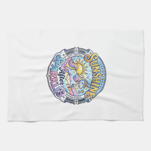 Unicorn Sunshine After Sparkles POD Ready Marketpl Kitchen Towel
