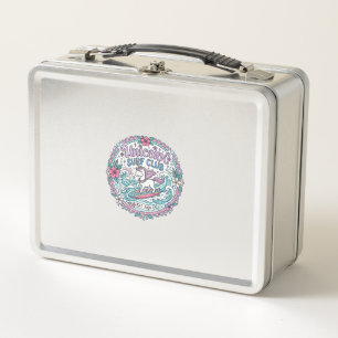 Unicorn Surf Club Playful Shirt Graphic_1 Metal Lunch Box