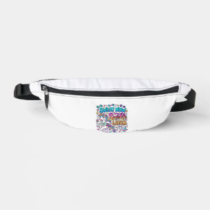 Unicorn Sweat Now Sparkle Later Gift Idea Vector D Fanny Pack