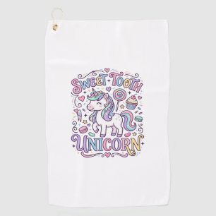 Unicorn Sweet Tooth Unicorn Original Merch Design_ Golf Towel